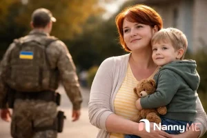 мама з дитиною та бебісіттер у києві вдома