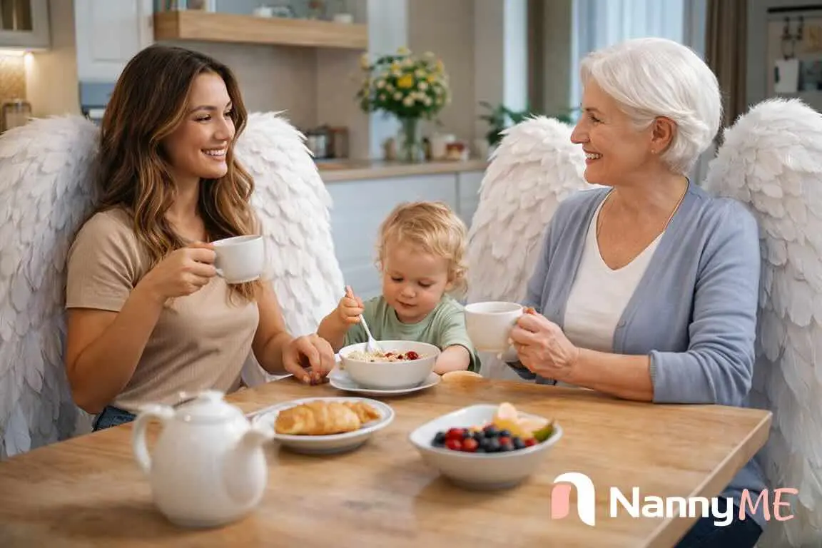 няня та бебісіттер доглядають за дитиною вдома в Україні